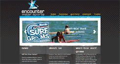 Desktop Screenshot of encounterwatersports.com.au
