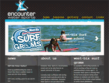 Tablet Screenshot of encounterwatersports.com.au